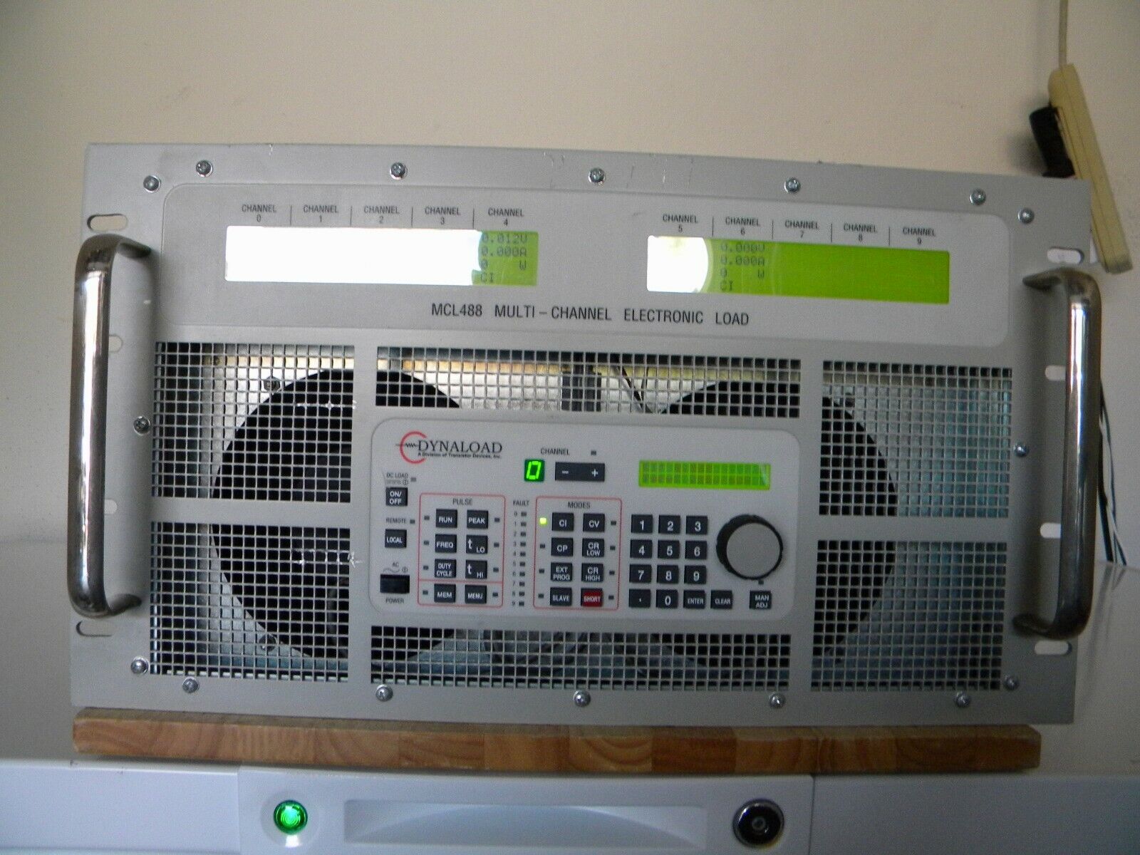 TDI Dynaload MCL488 DC Load mainframe w/7 of 100Vdc 60A 350W loads TDI Dynaload MCL488 DC Load mainframe w/7 of 100Vdc 60A 350W loads
